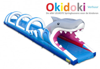 Buikschuifbaan 18 meter Haai